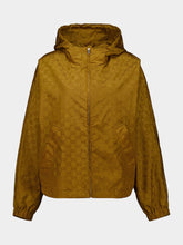 Gucci Brown GG Nylon Hooded Jacket