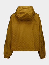 Gucci Brown GG Nylon Hooded Jacket