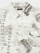 Balenciaga Graphite Grey Short Sleeve Minimal Shirt