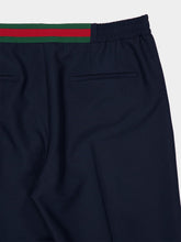 Gucci Dark Blue Technical Sports Trousers