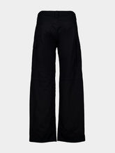 Balenciaga Black Cotton Straight-Fit Cargo Pants