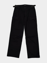 Balenciaga Black Cotton Straight-Fit Cargo Pants