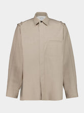 Bottega Veneta OVERSHIRT WOOL COTTON MELANGE