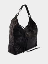 Balenciaga Le City Medium Hobo Bag in Black Lambskin