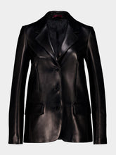 Gucci Black Shiny Leather Jacket