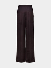 Gucci Deep Chocolate Straight-Fit Horsebit Silk Trousers