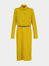 Gucci Hazelnut Cream GG Midi Dress in Viscose
