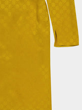 Gucci Hazelnut Cream GG Midi Dress in Viscose