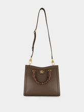 Gucci Dark Taupe Leather Diana Tote Bag