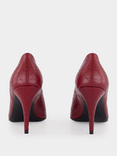 Gucci Rosso Ancora GG Leather Horsebit Pump