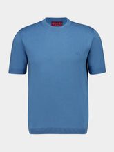 Gucci Blue Cotton Short-Sleeve T-Shirt