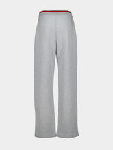Gucci Light Grey Cotton Jersey Leisure Trousers with Web