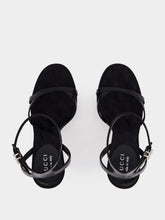 Gucci Black Calfskin High-Heel Sandals