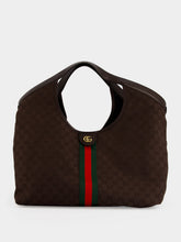 Gucci Dark Brown Giglio Large Tote Bag