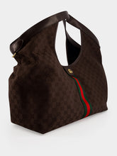 Gucci Dark Brown Giglio Large Tote Bag