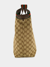 Gucci Beige and Brown Giglio Large GG Canvas Tote Bag
