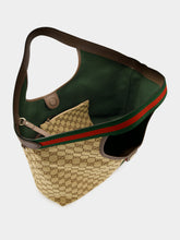 Gucci Beige and Brown Giglio Large GG Canvas Tote Bag