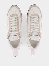 McQueen White and Beige EC1 Sneakers