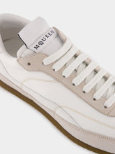 McQueen White and Beige EC1 Sneakers