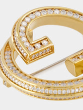 Gucci Gold Blondie Crystal Brooch