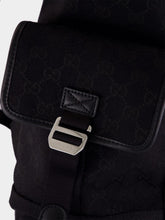 Gucci Black GG Canvas Large Backpack