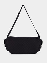 Gucci Black GG Canvas Large Crossbody Bag