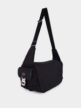 Gucci Black GG Canvas Large Crossbody Bag