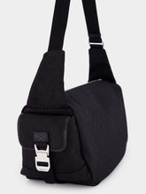 Gucci Black GG Canvas Large Crossbody Bag