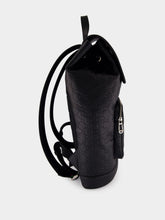 Gucci Black GG Embossed Leather Backpack
