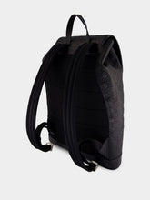 Gucci Black GG Embossed Leather Backpack
