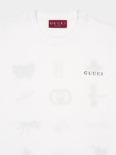 Gucci White Regular Fit Symbol Print T-Shirt