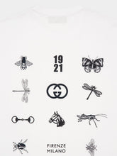 Gucci White Regular Fit Symbol Print T-Shirt