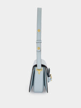 Gucci Light Blue Horsebit 1955 Small Shoulder Bag