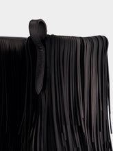 Balenciaga Black Avenue Fringe Leather Booties