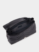Gucci Black Small GG Marmont Leather Shoulder Bag