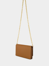 Gucci Brown Calfskin Wallet with Removable Chain