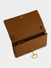 Gucci Brown Calfskin Wallet with Removable Chain