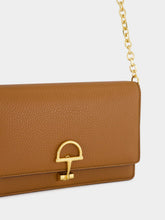 Gucci Brown Calfskin Wallet with Removable Chain
