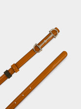 Gucci Reversible Orange and Forest Green Horsebit Belt