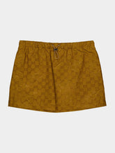 Gucci Brown GG Nylon Mini Skirt