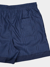 Gucci Navy Blue Technical Poplin Swim Shorts