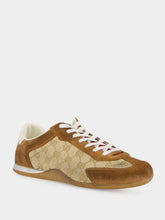 Gucci Beige and Brown GG Canvas Shift Trainers