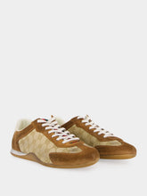 Gucci Beige and Brown GG Canvas Shift Trainers