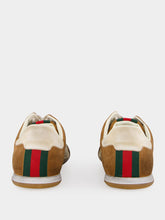 Gucci Beige and Brown GG Canvas Shift Trainers