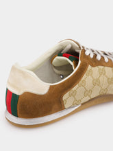 Gucci Beige and Brown GG Canvas Shift Trainers