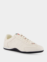 Gucci Cream Calfskin Low-Top Sneakers
