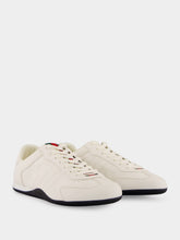 Gucci Cream Calfskin Low-Top Sneakers