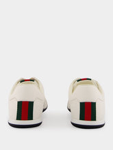 Gucci Cream Calfskin Low-Top Sneakers