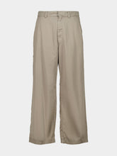 Balenciaga New Beige Cotton Workwear Pants