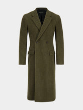 Balenciaga Standard Coat in Khaki and Brown